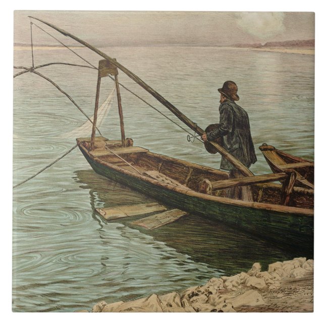 O pescador (por Max Kurzweil) (Frente)