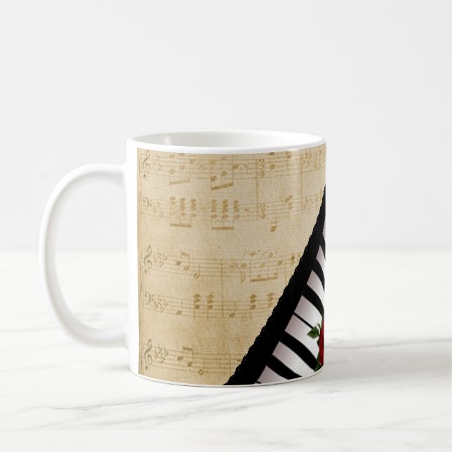 O piano personalizado fecha a caneca (Esquerda)
