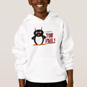 O pinguim mau di-lo hoodie da FALHA para miúdos