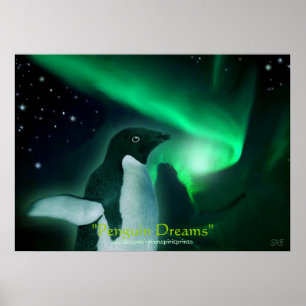 O PINGUIM SONHA o poster da arte