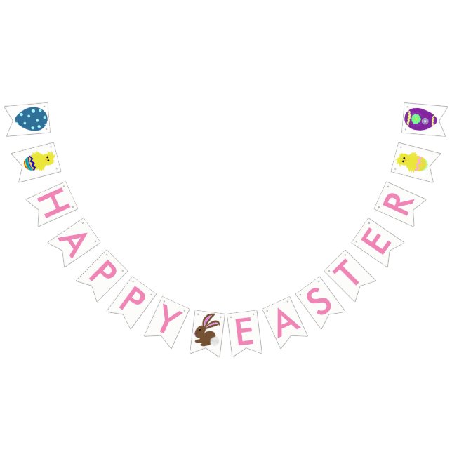 O pintinho do coelhinho da Páscoa Eggs a bandeira (Todos)