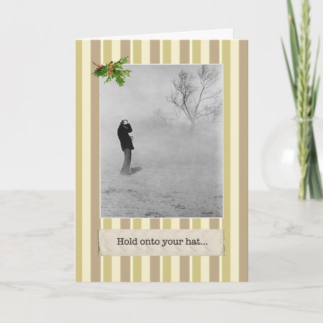 O pior ainda está para vir! Cartão de Férias (Frente)