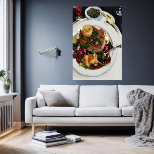 O pior prato de sempre AI Art Poster