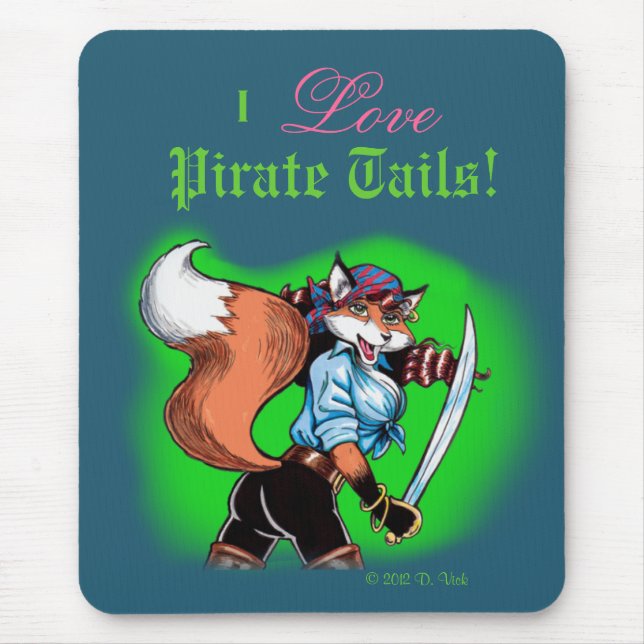 O pirata ata Mousepad (Frente)