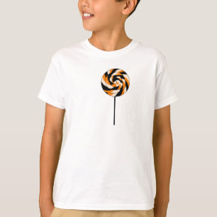 O pirulito do Dia das Bruxas caçoa a camisa