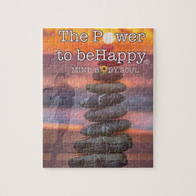 O PODER A SER FELIZ QUEBRA-CABEÇA (Vertical)