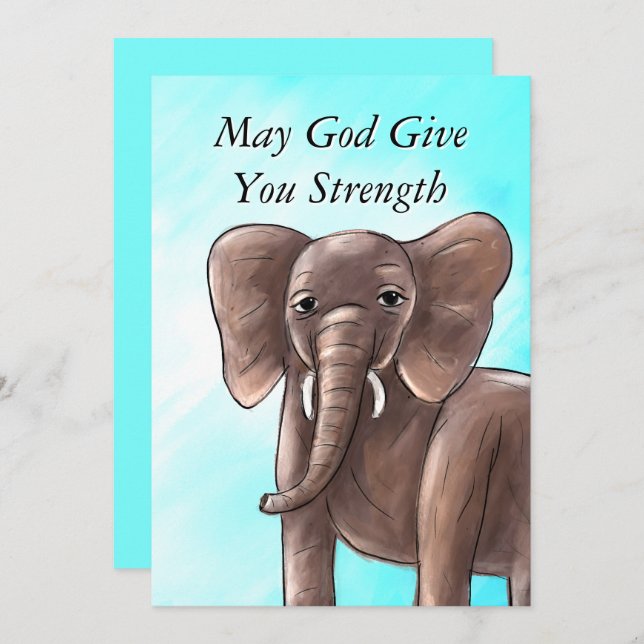 O poder de seu Cartão de condolências de amor (Frente/Verso)