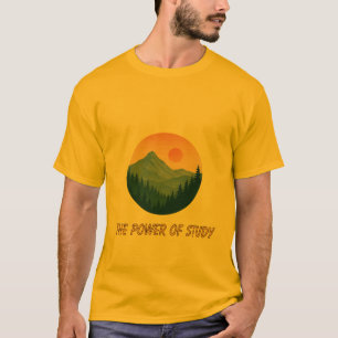 O Poder do Estudo – Camisa Motivacional da Naturez
