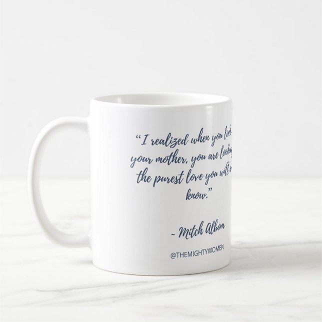 O ~ poderoso Mitch Albom da caneca das mulheres (Esquerda)