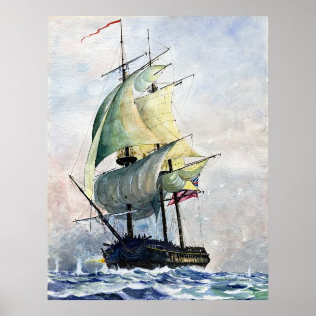 O poderoso navio - poster (Frente)