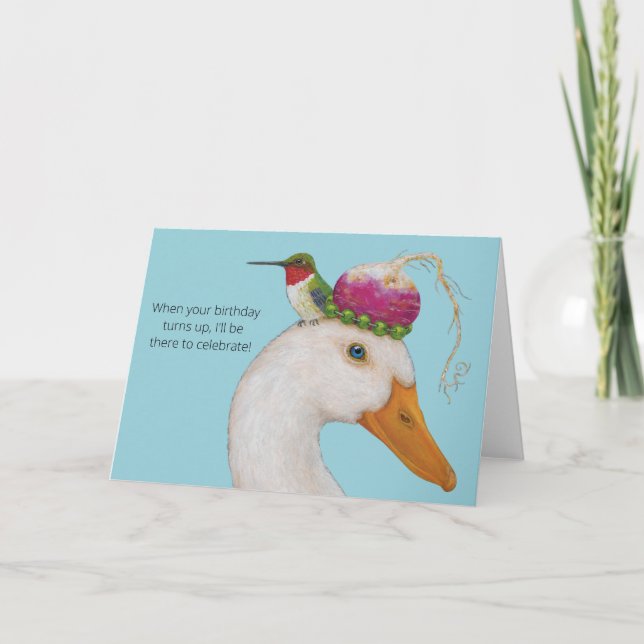 O Pollinator e o cartão de aniversário do Gardener (Frente)