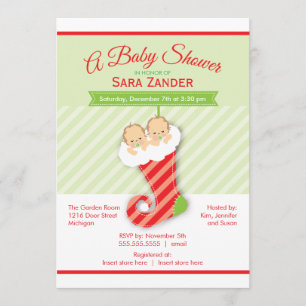 O ponto morto junta o convite do chá de fraldas do