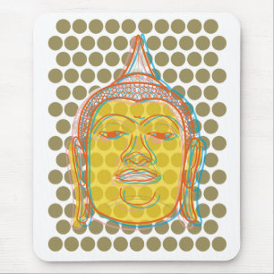 O pop de Buddha pontilha Mousepad