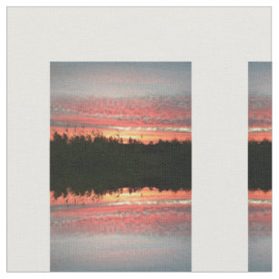 O por do sol sonha o tecido