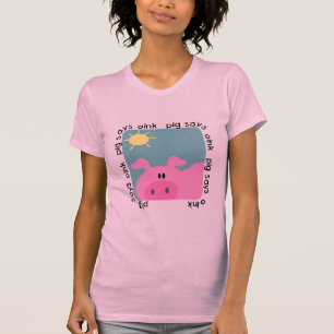 O porco diz Oink o camiseta e os presentes
