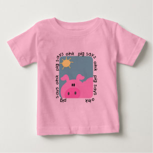 O porco diz Oink o camiseta e os presentes
