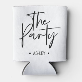 O Porta-Latas de Solteira Personalizado da Festa