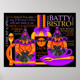 O Poster Batty Bistro