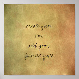 o poster cria seu próprio sepia afligido da