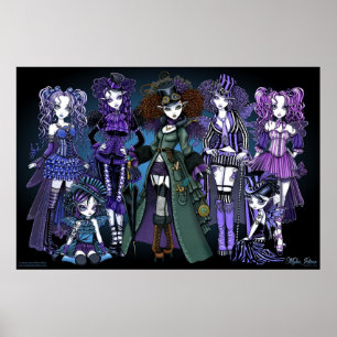 O poster da arte da fantasia de Myka Jelina do