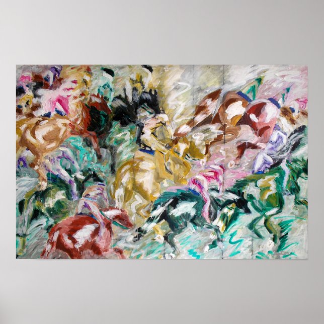 O Poster da Corrida do Cavalo (Frente)