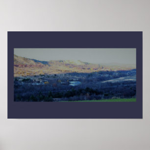 O poster da foto das montanhas de Pocono