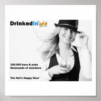 O Poster da hora feliz da rede