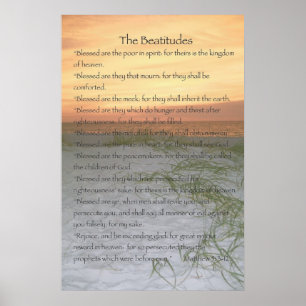 O Poster das Beatitudes (vertical)
