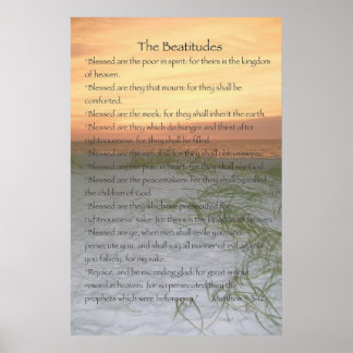 O Poster das Beatitudes (vertical)