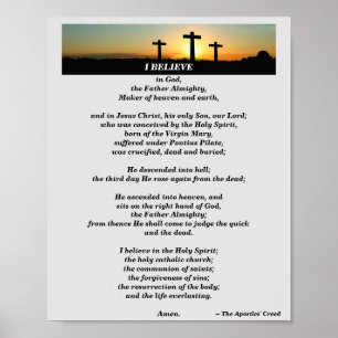 O Poster de Credo dos Apostles