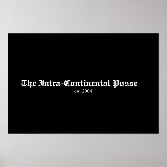 O poster de IP (Frente)