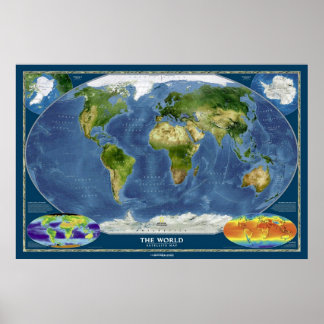 O Poster de Muro Gigante Mundial
