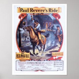 O poster de Paul Revere