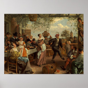 O Poster de pintura do Casal dançante