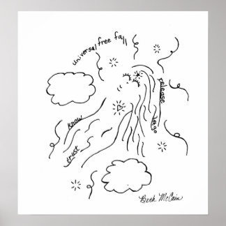 O Poster de queda livre universal