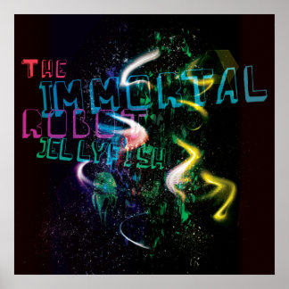 O Poster de Robô Imortal de Água-Viva