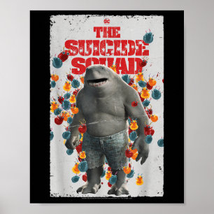 O Poster de Tubarão Rei Esquadrão Suicida