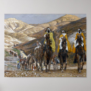 O poster de viagem dos Magi de Tissot ""