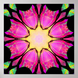 O poster do impressão da arte da estrela (12"