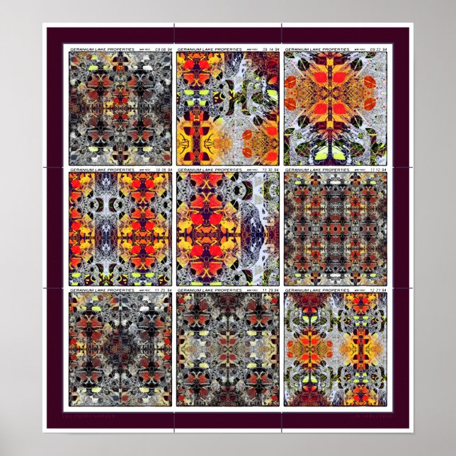 O Poster do Jardim Poppy (Frente)