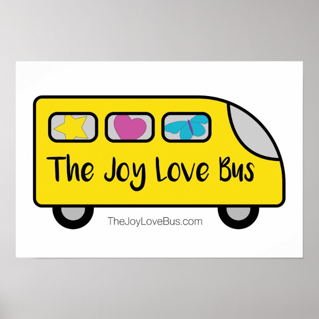 O Poster do Joy Love Bus (Frente)