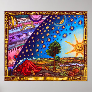 O Poster Flammarion Dome (com borda)