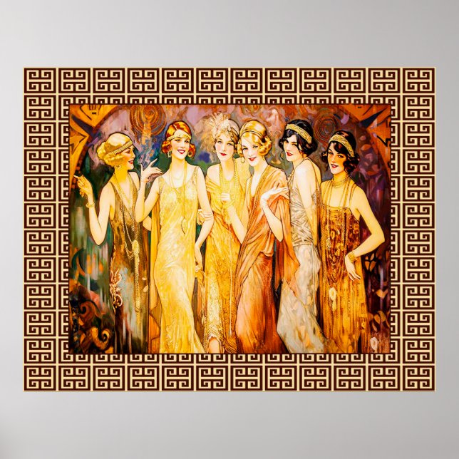O Poster Gatsby Ladies. (Frente)