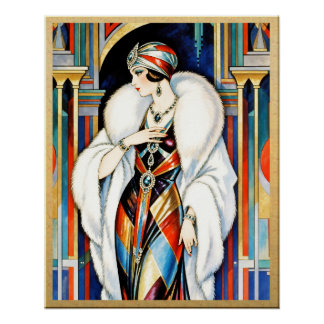 O pôster Glamour e Opulência.