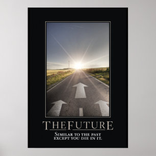 O poster inspirador futuro da paródia