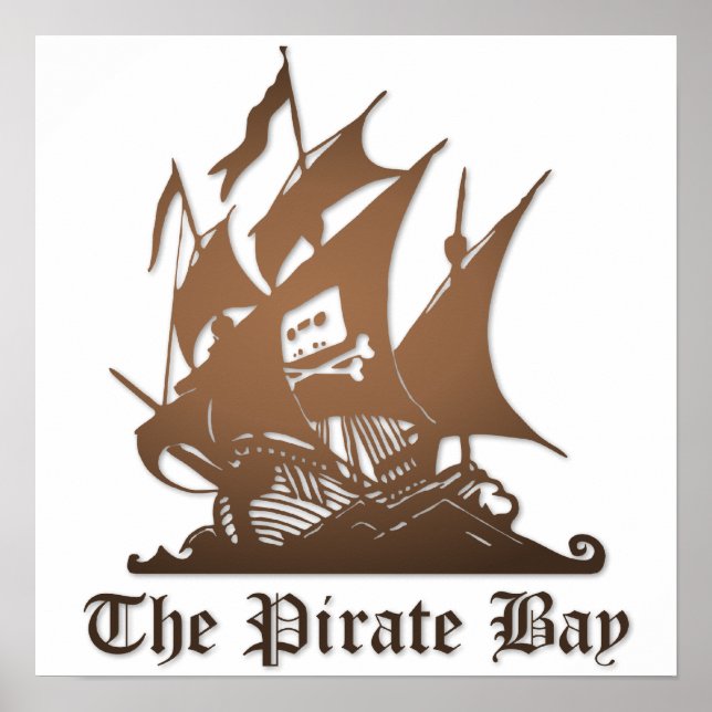 O Poster Pirate Bay (Frente)