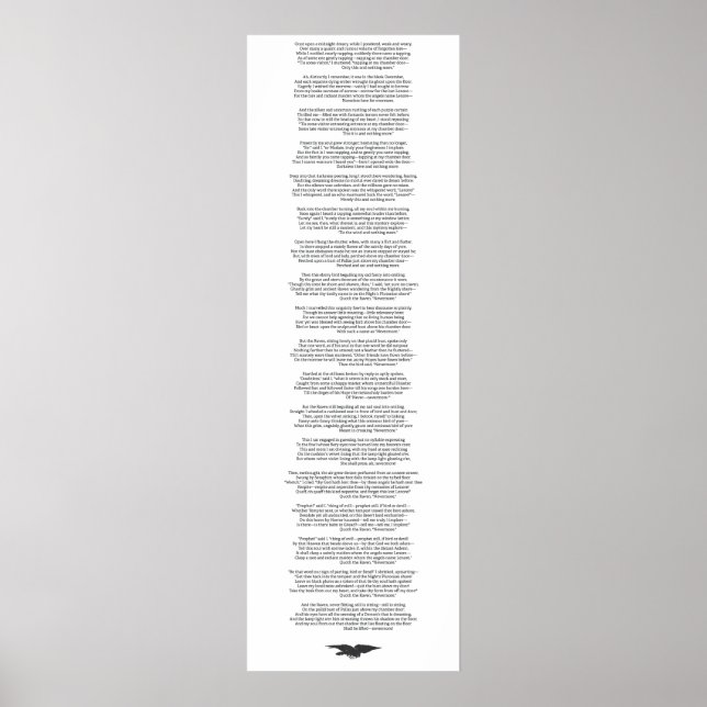 O Poster Raven (Frente)