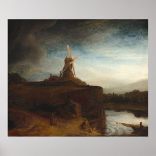 O Poster Rembrandt de Belas Artes