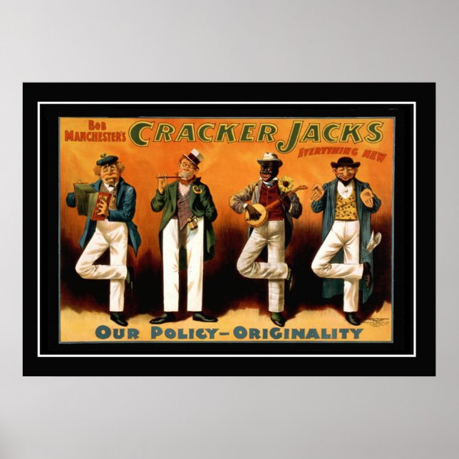 O Poster vintage Quatro Jacks (Frente)