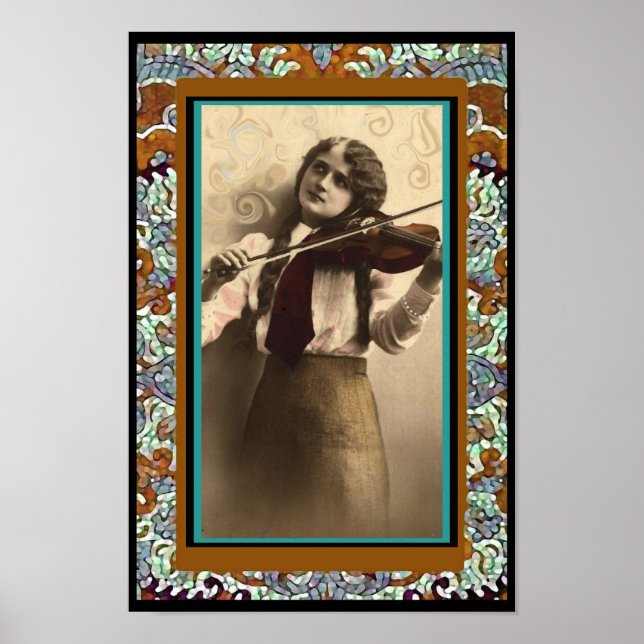 O Poster violinista (Frente)